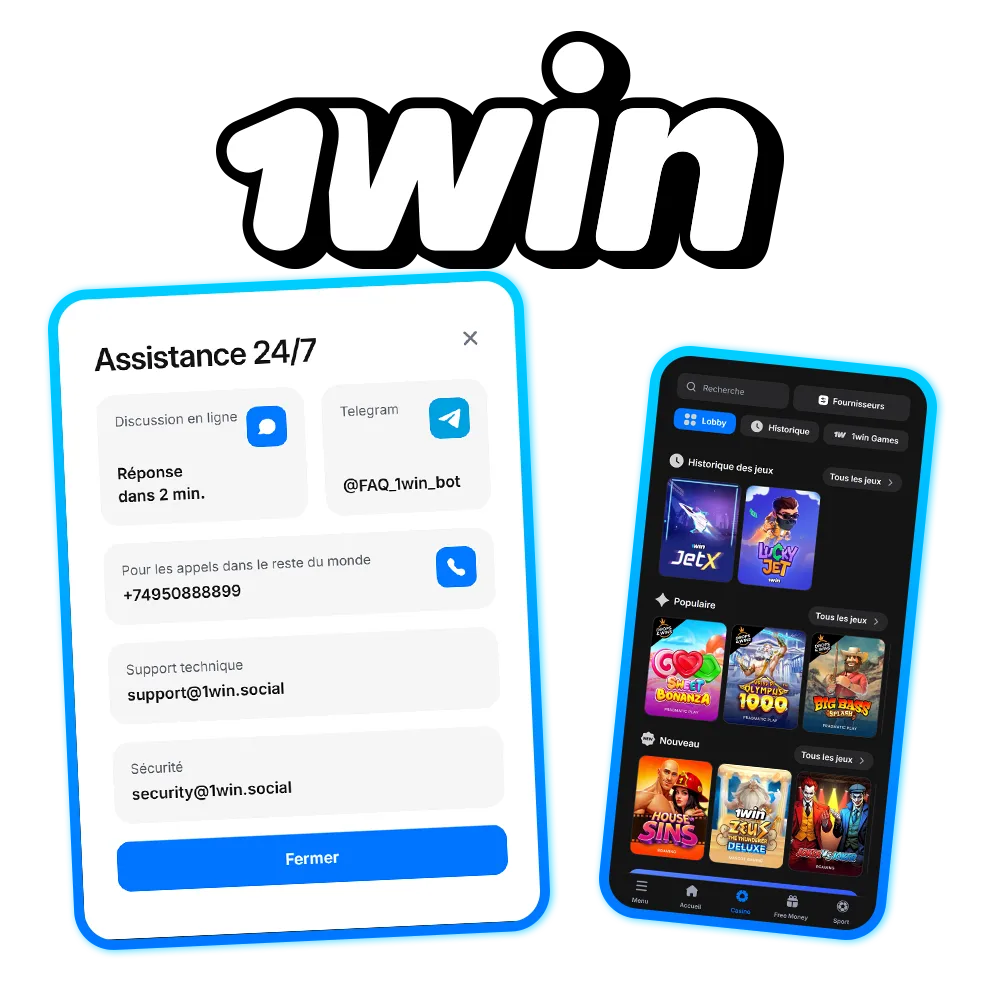 Découvrez où vous adresser en cas de problèmes sur 1win.