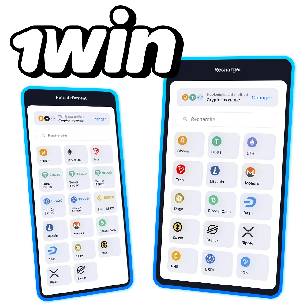 Approvisionnez et retirez facilement vos fonds avec 1win.