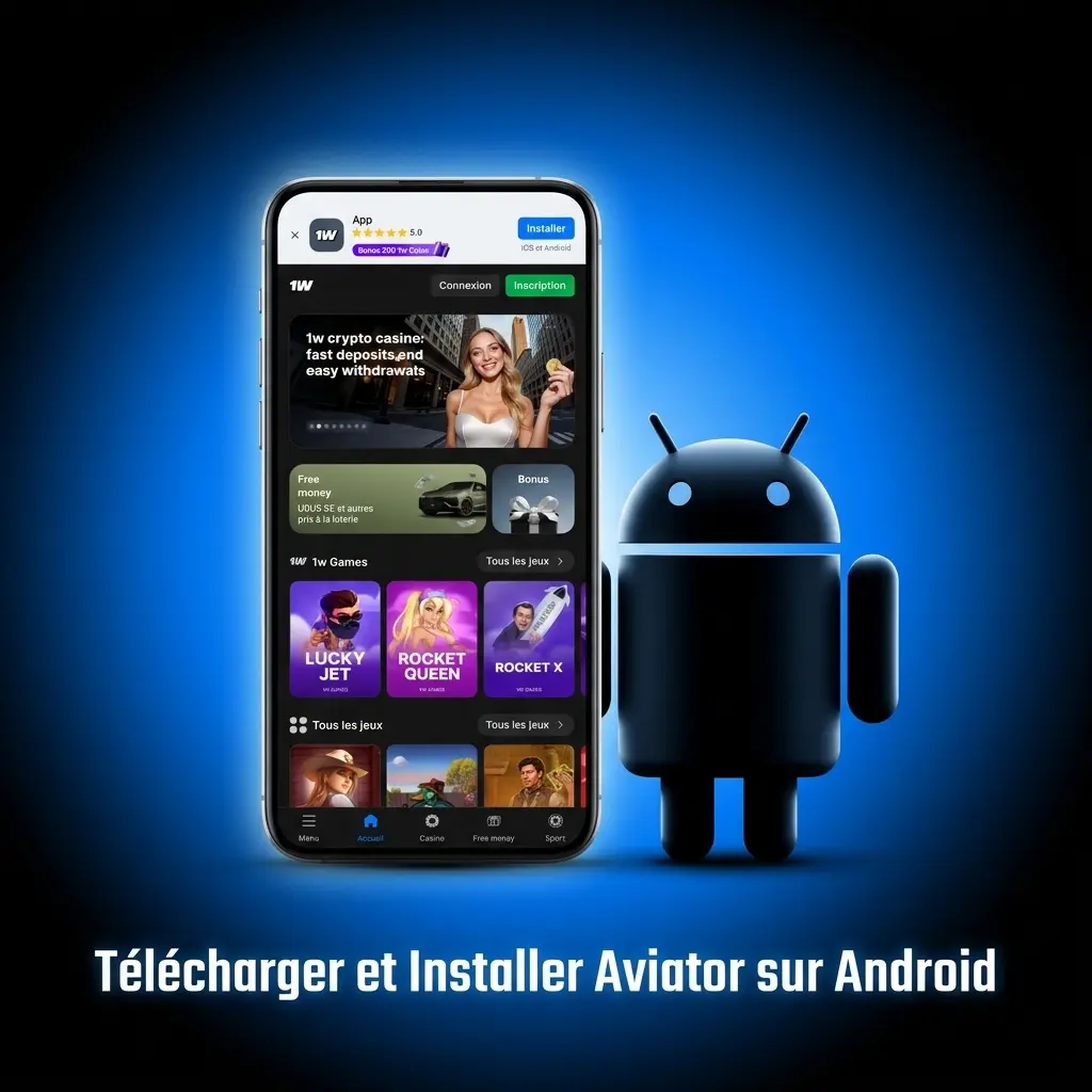 Guide installation APK 1win Aviator sur Android depuis le site officiel, étapes téléchargement et configuration sécurité