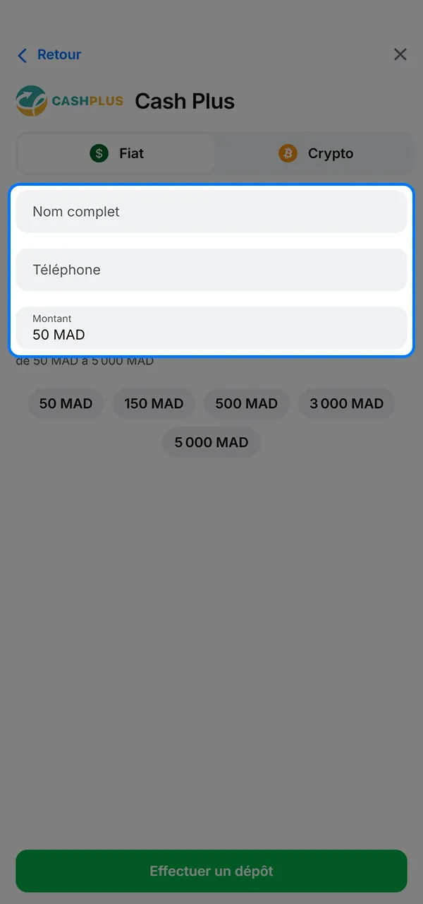 Saisissez vos coordonnées bancaires pour recevoir votre bonus sur 1win.