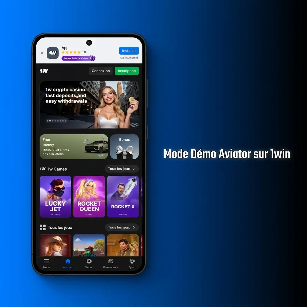 Mode Démo Aviator sur 1win : jouez gratuitement avec argent virtuel sans risque sur la plateforme