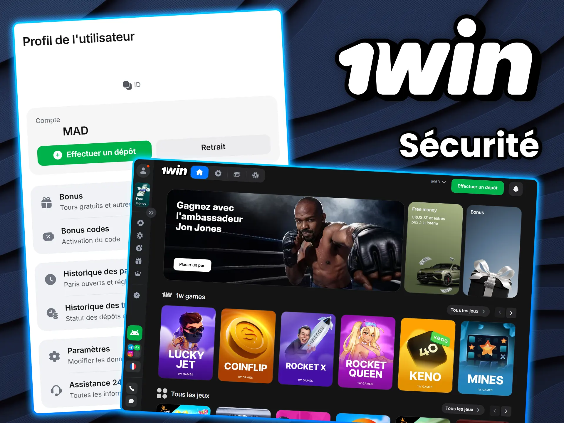 Découvrez-en plus sur la protection des données chez 1win au Maroc.