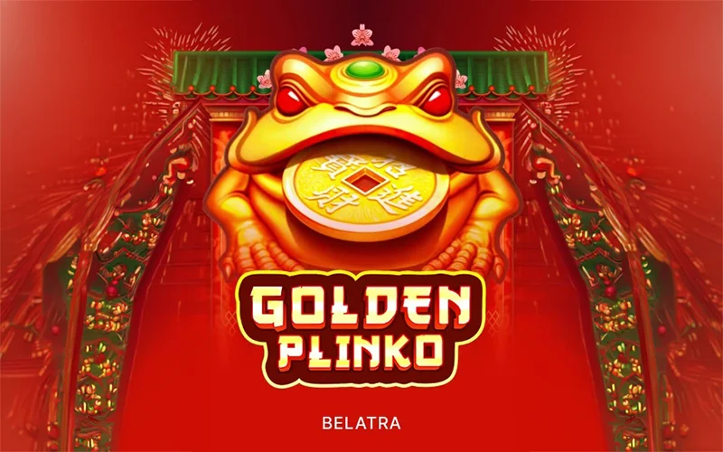 Montrez votre activité dans le jeu Golden Plinko du casino 1win.